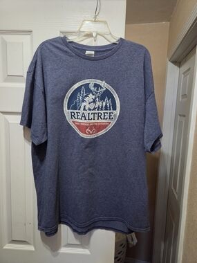 3 for $10, Delta Realtree Graphic Short Sleeve Tee in Blue